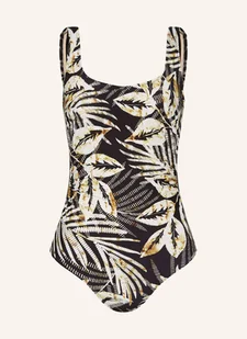 Charmline Strój Kąpielowy Modelujący Seductive Leaves schwarz - Moda i Uroda OUTLET - miniaturka - grafika 1