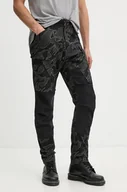 Spodnie męskie - G-Star Raw spodnie bawełniane kolor czarny w fasonie cargo D25185-D386 - miniaturka - grafika 1
