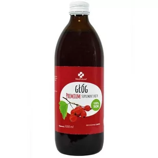 MedFuture, Sok Głóg Premium, 1000 ml - Soki i napoje niegazowane - miniaturka - grafika 1