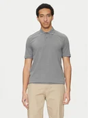 Koszulki męskie - Selected Homme Polo 16095851 Szary Slim Fit - miniaturka - grafika 1