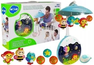 Karuzele dla niemowląt - KARUZELA DO ŁÓŻECZKA GRAJĄCA POZYTYWKA z PROJEKTOREM UNIWERSALNA + PILOT - miniaturka - grafika 1