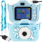 Aparaty Cyfrowe - APARAT CYFROWY FOTOGRAFICZNY 12MPX ZABAWKA DLA DZIECI KAMERA + 4 GRY - miniaturka - grafika 1