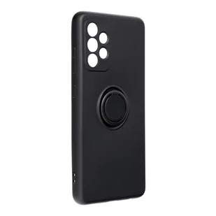 Forcell Futerał Silicone Ring Do Samsung Galaxy A52 5g / A52 Lte ( 4g ) / A52s Czarny - Etui i futerały do telefonów - miniaturka - grafika 1