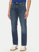 Spodnie męskie - Tommy Hilfiger Jeansy Denton MW0MW38826 Niebieski Straight Fit - miniaturka - grafika 1