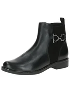 Botki damskie - Caprice Damskie botki Boot Flat 9-25325-43, Black Comb, 41 EU, czarny Comb, 41 EU - miniaturka - grafika 1