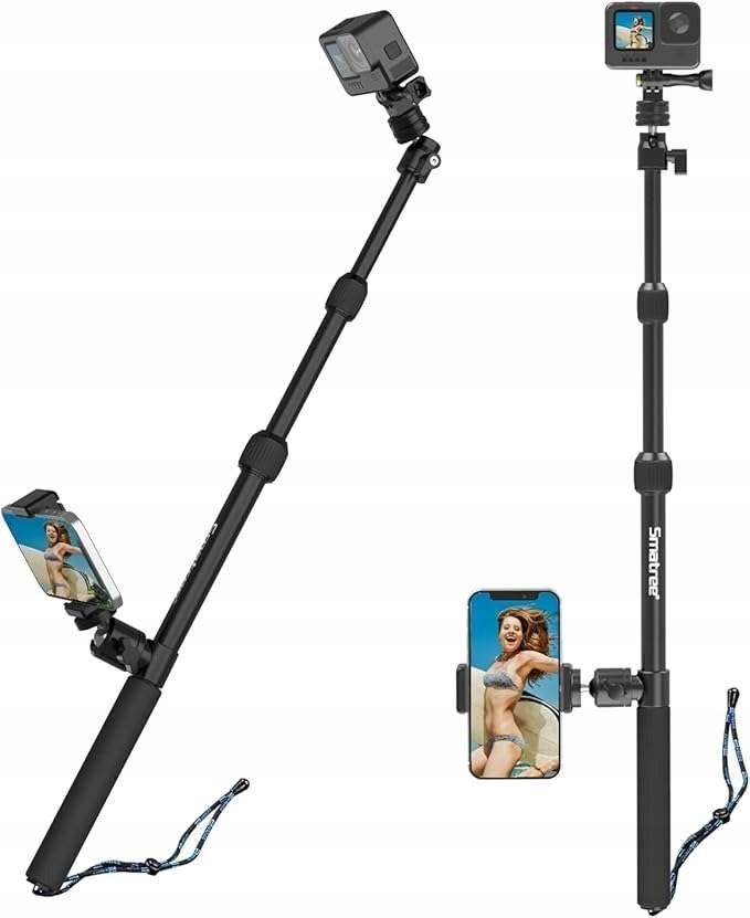 Selfie stick do telefonu GoPro Hero teleskopowy gwint 1/4