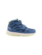 Buty dla chłopców - Jack Wolfskin Woodland 2 Texapore Mid Vc K dziecięce buty trekkingowe, uniseks, Evening Sky, 27 EU - miniaturka - grafika 1