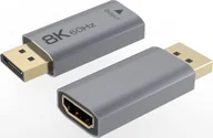 Kable komputerowe i do monitorów - Kabel PremiumCord PremiumCord adaptér DisplayPort - HDMI, 8K@60Hz, 4K@144Hz Male/Female, pozlacené - miniaturka - grafika 1