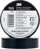 Taśmy izolacyjne i naprawcze - 3M Taśma izolacyjna 3M PVC Temflex 155 1300 DE272962783 19mmx20m czarna - miniaturka - grafika 1