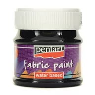 Decoupage - Pentart Farba do tkanin 50 ml - czarny 3471 - miniaturka - grafika 1