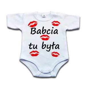 Babcia tu była BODY niemowlęce - 68 kr - Body dla niemowląt - miniaturka - grafika 1