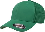 Czapki damskie - Flexfit Męska czapka z daszkiem z siateczki z ultralekką siateczką, ZIELONY, L-XL - miniaturka - grafika 1