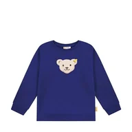 Bluzy dla chłopców - Steiff Bluza chłopięca z długim rękawem, Sodalite Blue, 128 - miniaturka - grafika 1
