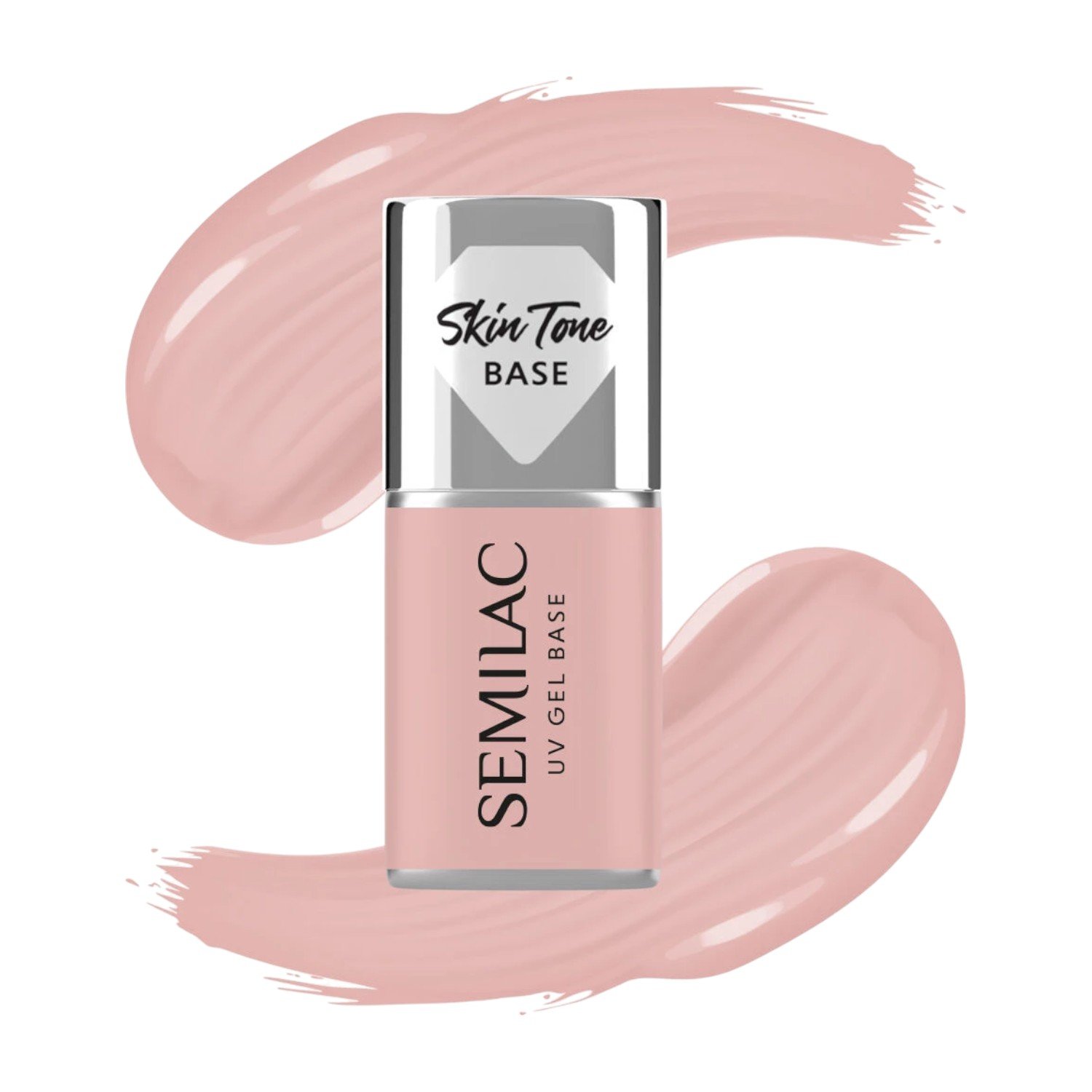 Semilac Baza do lakierów hybrydowych Skin Tone Cover Base, Pale Beige