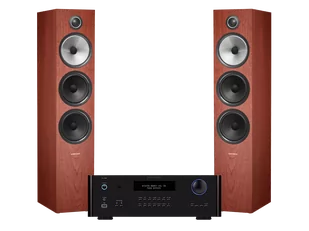 Rotel RA-1592 MK II (czarny) + 703 S2 (różany) - Zestawy stereo - miniaturka - grafika 1