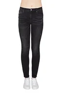 Spodnie damskie - Armani Exchange J69 Lift Up dżinsy damskie, czarny denim, 33 - miniaturka - grafika 1