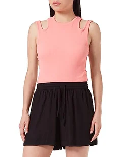 VERO MODA Damskie szorty VMBUMPY WVN Noos, czarne, S, czarny, S - Spodenki damskie - miniaturka - grafika 1