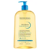 Kosmetyki do kąpieli - Bioderma Atoderm Huile De Douche Ultra-nawilżający olejek do kąpieli, 1000 ml 1000 ml - miniaturka - grafika 1