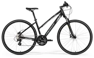 Rowery - Rower crossowy Merida CROSSWAY 15 M LADY GLOSSY BLACK(MATT SILVER) - miniaturka - grafika 1