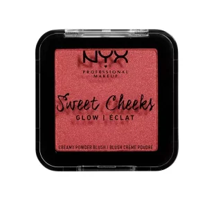 NYX Professional Makeup Professional Makeup - Sweet Cheeks - Glow Creamy Powder Blush - Błyszczący róż do policzków - 04 CITRINE ROSE NYXPBDPO-DOPO-08 - Róże do policzków - miniaturka - grafika 1