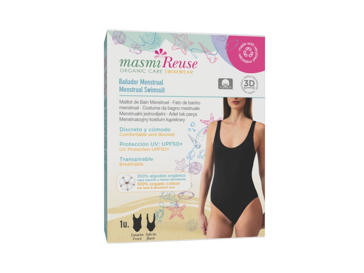 Kostium menstruacyjny do pływania Masmi/UPF50+/odporny na chlor S