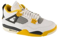 Moda i Uroda OUTLET - Air Jordan 4 Retro AQ9129-101, Damskie, buty sneakers, Biały - miniaturka - grafika 1