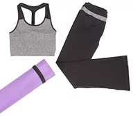 Koszulki i topy damskie - Intymne Intymne Damen Yoga Tank Top, Damski top sportowy, Szary (melanż grau), 36 (rozmiar producenta: Mały) - miniaturka - grafika 1