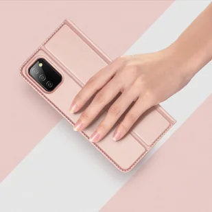 Dux Ducis Skin Pro kabura etui pokrowiec z klapką Samsung Galaxy A02s EU różowy - Etui i futerały do telefonów - miniaturka - grafika 19