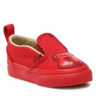 Trampki damskie - Tenisówki Vans - Slip-On V Haribo VN0009R8RED1 Haribo Goldbears Red - miniaturka - grafika 1