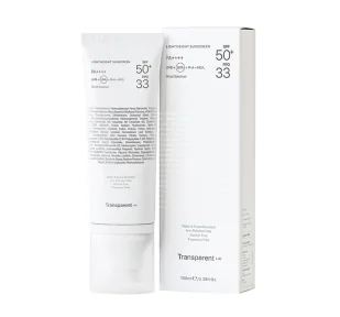 Transparent Lab SPF50+ - Lekki krem przeciwsłoneczny 100ml - Balsamy i kremy do opalania - miniaturka - grafika 1