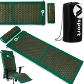 Akcesoria medycyny naturalnej - Msport, Mata do akupresury z kolcami + Poduszka + Worek - miniaturka - grafika 1