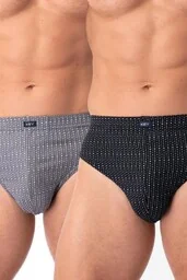 Slipy męskie bawełniane (2 pack) z bardziej zabudowaną konstrukcją MPC 944 - Majtki męskie - miniaturka - grafika 1
