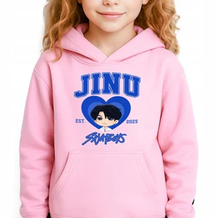 Bluza Dziecięca Różowa Z Kapturem JINU SAJABOYS Muzyka Wzory Rozmiar 140 cm - Bluzy dla dziewczynek Bluza Dziecięca Różowa Z Kapturem JINU SAJABOYS Muzyka Wzory Rozmiar 140 cm - Bluzy dla dziewczynek - miniaturka - grafika 1