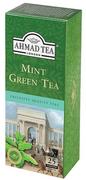 Herbata - Ahmad Tea Green Tea Mint Herbata Zielona Ekspresowa Miętowa 25 Torebek Z Zawieszką - miniaturka - grafika 1
