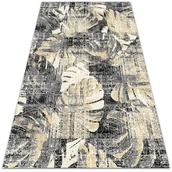 Dywany zewnętrzne - Nowoczesny dywan tarasowy Motyw liście monstery 150x225 cm - miniaturka - grafika 1