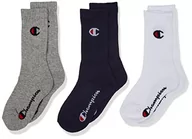 Skarpetki damskie - Champion Ochraniacze na buty i skarpety (zestaw 3 sztuk) Mieszane, Granatowy, Biały, Jasnoszary Wrzos, 35/38 EU - miniaturka - grafika 1