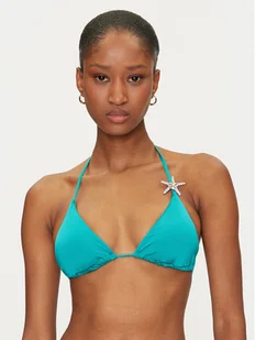 Guess Góra od bikini E5GJ23 KC692 Turkusowy - Stroje kąpielowe - miniaturka - grafika 1