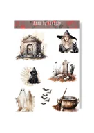 Scrapbooking - Naklejki na halloween z duchami straszne duch - miniaturka - grafika 1