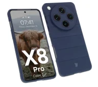 Etui i futerały do telefonów - Bizon Tur do Oppo Find X8 Pro Granatowy - miniaturka - grafika 1