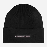 Czapki damskie - Czapka beany damska Calvin Klein K60K612651 One Size Czarna (8720639564965) - miniaturka - grafika 1