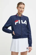 Kurtki damskie - Fila kurtka bomber Larkana damski kolor granatowy przejściowa FAW0758 - miniaturka - grafika 1