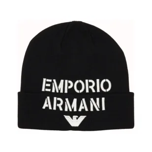 Emporio Armani Czapka - Czapki męskie - miniaturka - grafika 1