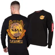 Odzież taktyczna i umundurowanie - Bluza Alpha Industries NASA Davinci 136303 03 - Czarna - miniaturka - grafika 1