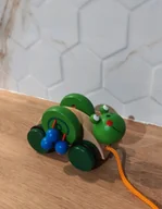 Zabawki zręcznościowe - Zabawka do Ciągnięcia Żabka Small Foot - miniaturka - grafika 1