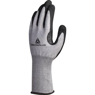 DELTA PLUS VENICUTF01 XTREM CUT - VECUTF01 RĘKAWICE DZIANE Z WŁÓKNA XTREMCUT®, DŁON POWLEKANA PIANKĄ NITRYLOWĄ, ŚCIEG 13; SZARO-CZARNY - Rękawice robocze - miniaturka - grafika 1