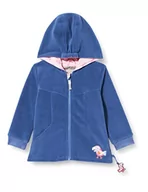 Kurtki i płaszcze dla dziewczynek - Sigikid Dziewczęca kurtka polarowa z kapturem, Niebieski/Miami, 74 cm - miniaturka - grafika 1