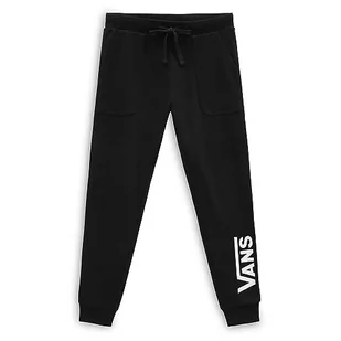 Vans Damskie spodnie dresowe Drop V Vert, czarno-białe, XXS, Czarny - biały, XXS - Spodnie damskie - miniaturka - grafika 1