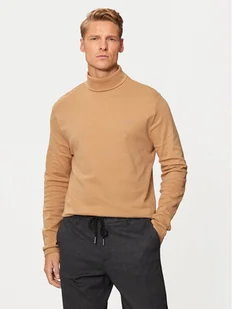 Hechter Paris Golf 75001 142905 Beżowy Regular Fit - Koszulki męskie - miniaturka - grafika 1