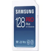 Karty pamięci - Samsung 128GB SDXC PRO Plus 160MB/s z czytnikiem - miniaturka - grafika 1