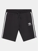 Spodenki damskie - adidas Szorty sportowe adicolor H32342 Czarny Regular Fit - miniaturka - grafika 1